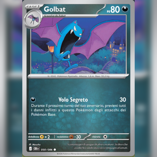 050/086 Golbat Reverse | Caos Nascente