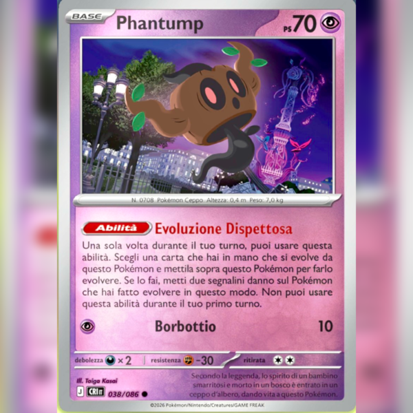 038/086 Phantump Reverse | Caos Nascente