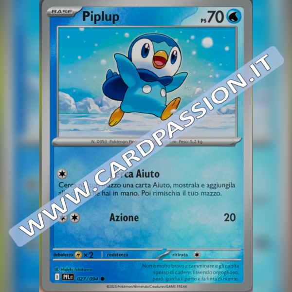027/094 Piplup Reverse | Fiamme Spettrali