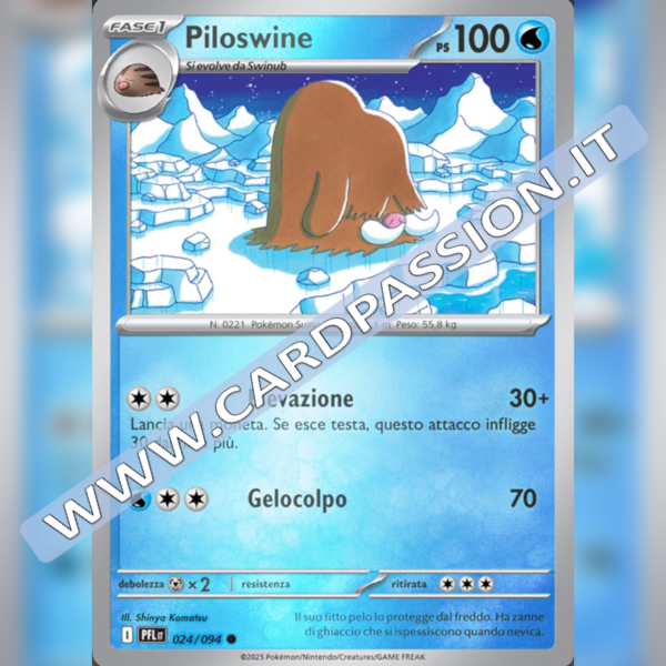 024/094 Piloswine Reverse | Fiamme Spettrali