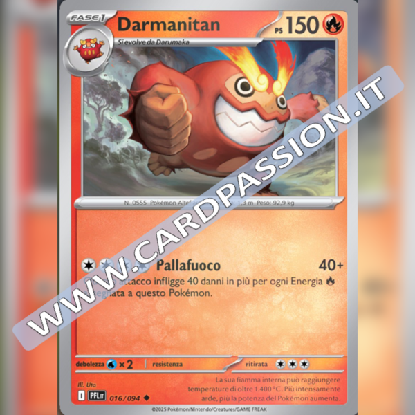 016/094 Darmanitan Reverse | Fiamme Spettrali