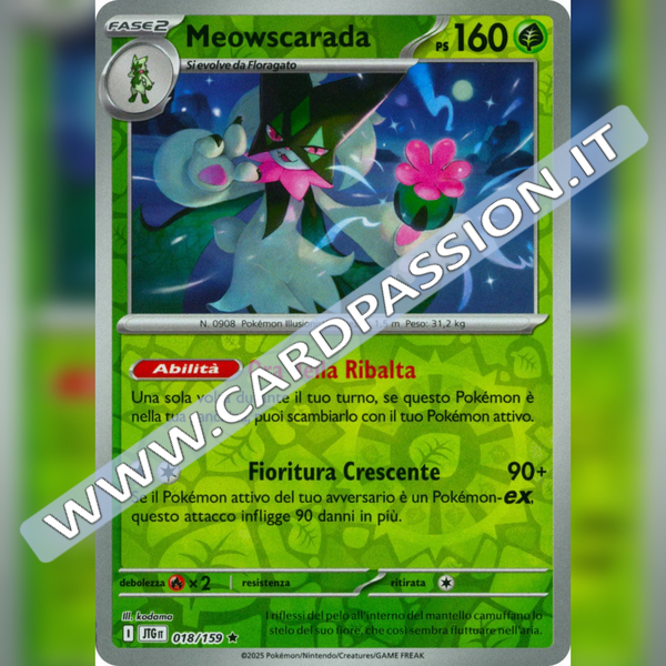 018/159 Meowscarada Reverse | Avventure Insieme