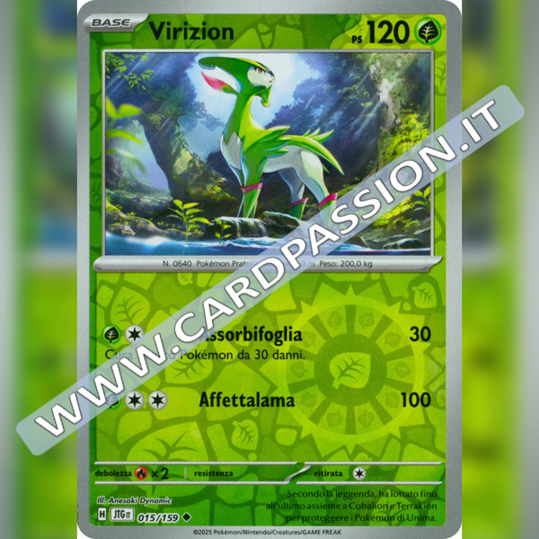 015/159 Virizion Reverse | Avventure Insieme