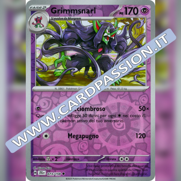 073/159 Grimmsnarl Reverse | Avventure Insieme