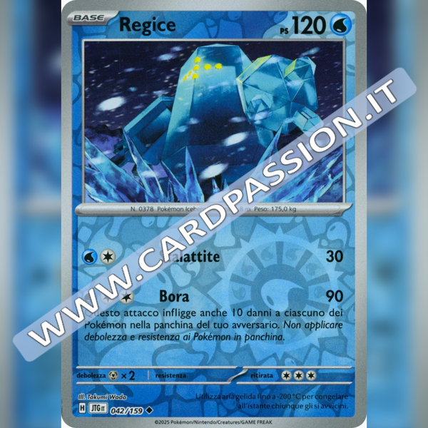 042/159 Regice Reverse | Avventure Insieme