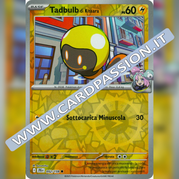 052/159 Tadbulb di Kissara Reverse | Avventure Insieme