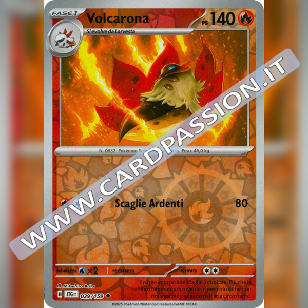 029/159 Volcarona Reverse | Avventure Insieme