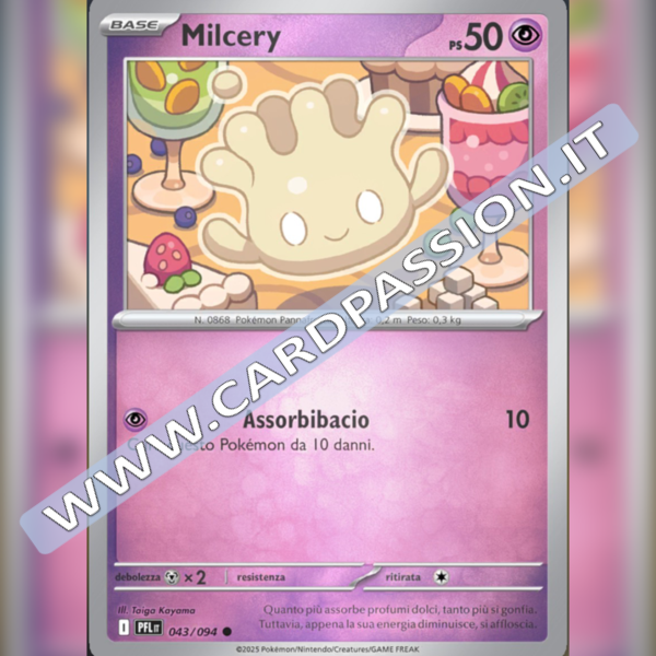 043/094 Milcery Reverse | Fiamme Spettrali