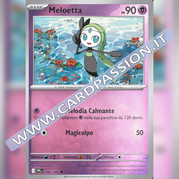040/094 Meloetta Reverse | Fiamme Spettrali