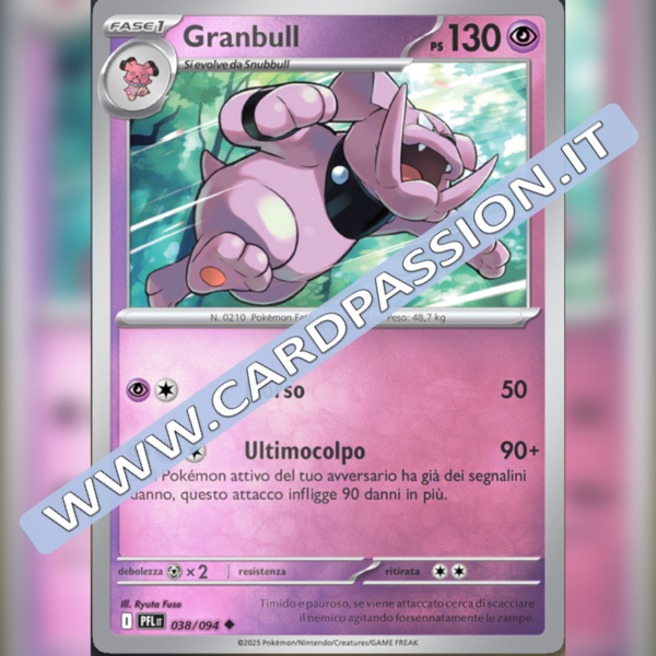038/094 Granbull Reverse | Fiamme Spettrali