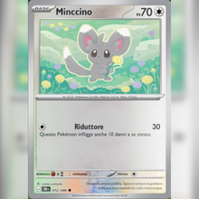 072/086 Minccino Reverse | Caos Nascente