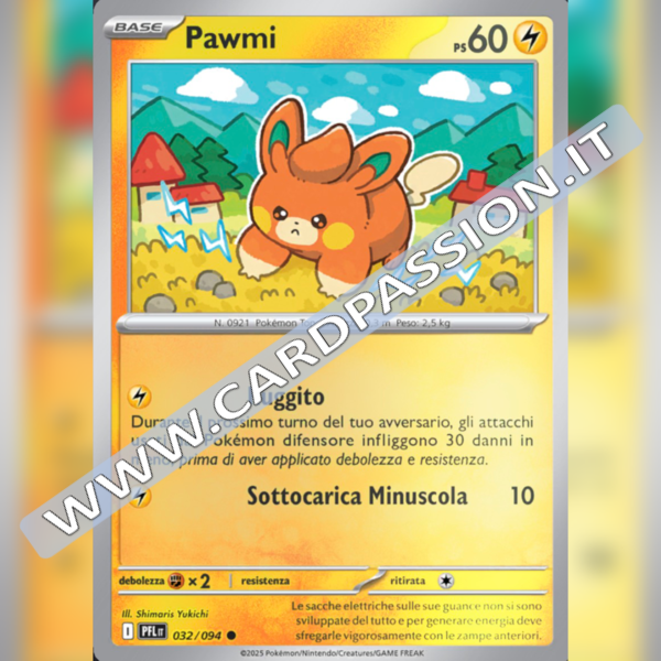 032/094 Pawmi Reverse | Fiamme Spettrali