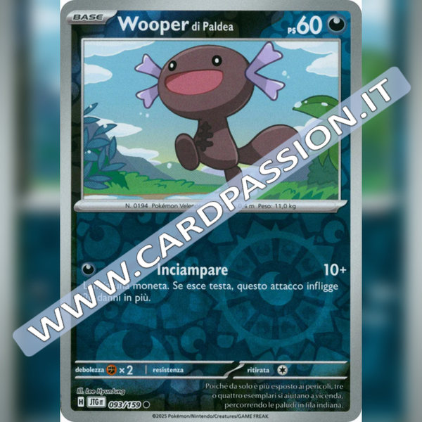 093/159 Wooper di Paldea Reverse | Avventure Insieme