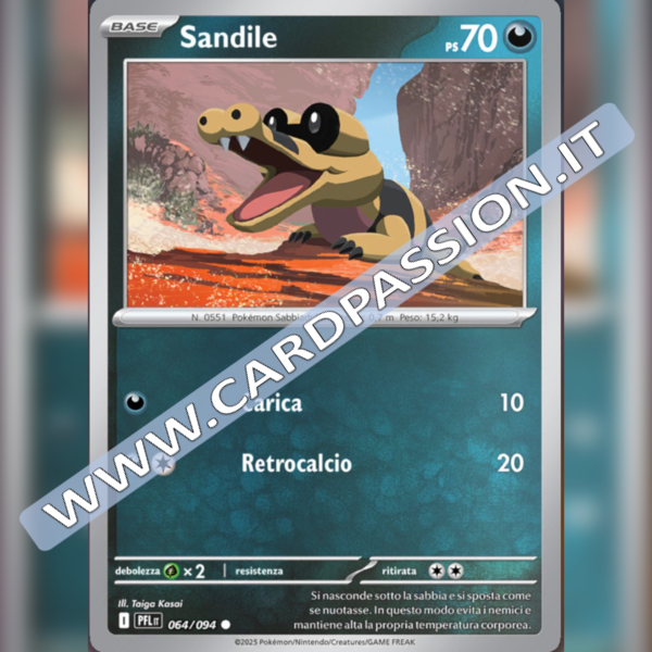 064/094 Sandile Reverse | Fiamme Spettrali