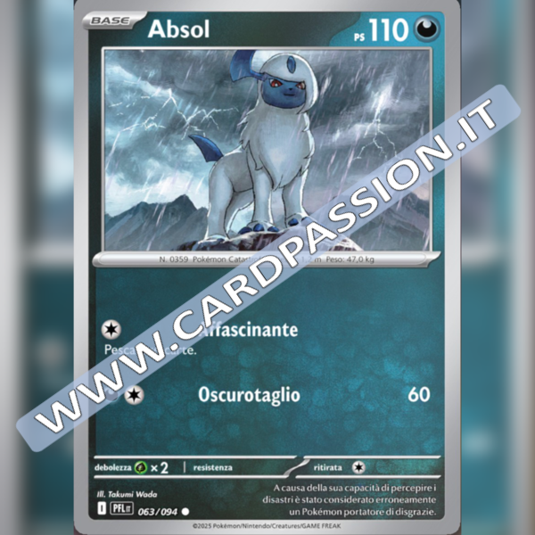 063/094 Absol Reverse | Fiamme Spettrali