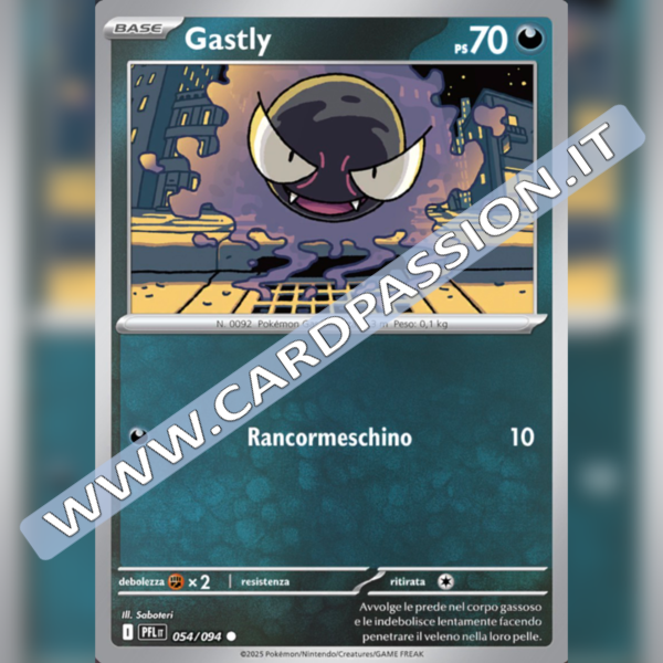 054/094 Gastly Reverse | Fiamme Spettrali