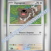 081/094 Zigzagoon Reverse | Fiamme Spettrali