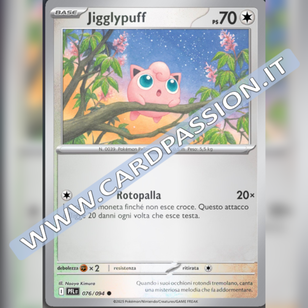 076/094 Jigglypuff Reverse | Fiamme Spettrali