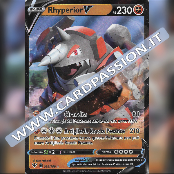 095/189 Rhyperior V | Fiamme Oscure - Card Passion