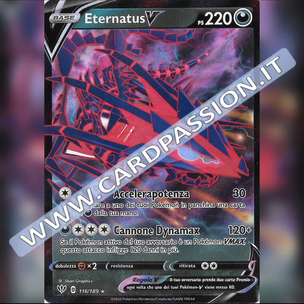 116/189 Eternatus V | Fiamme Oscure - Card Passion