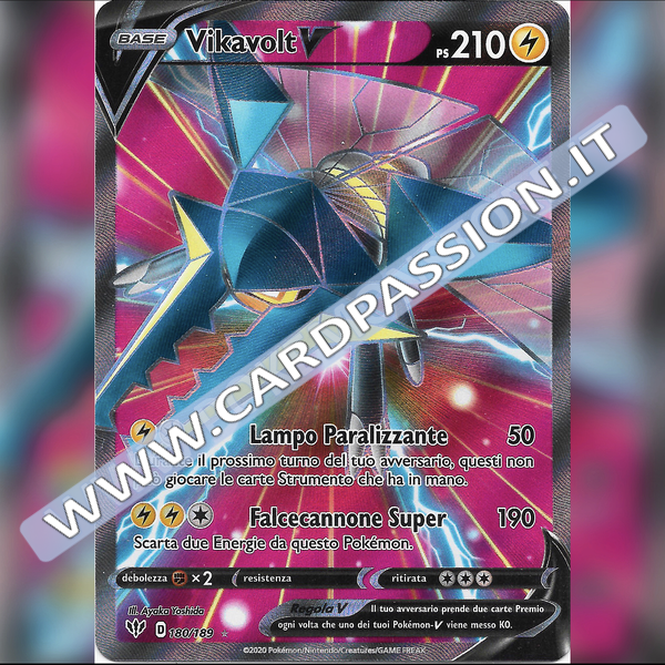 180/189 Vikavolt V (Full Art) | Fiamme Oscure - Card Passion