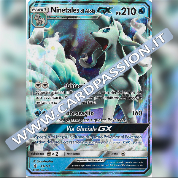22/145 Ninetales di Alola GX | Guardiani Nascenti - Card Passion
