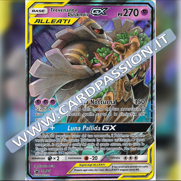SM217 Trevenant e Dusknoir GX | Black Star Promo - Card Passion