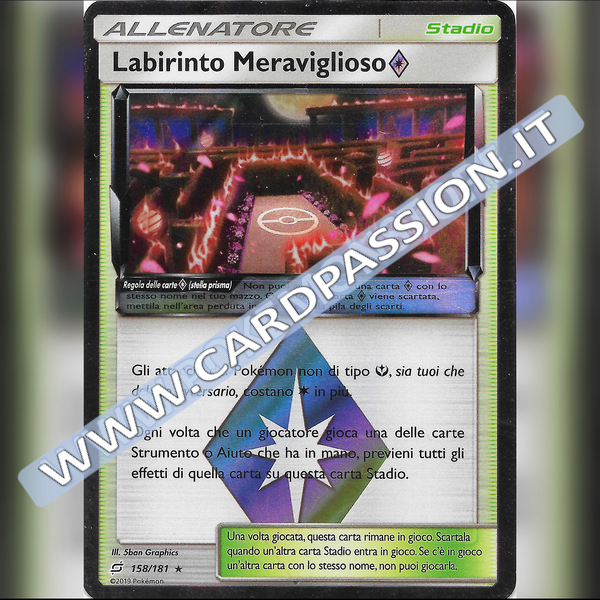 158/181 Labirinto Meraviglioso Prisma | Gioco di Squadra - Card Passion