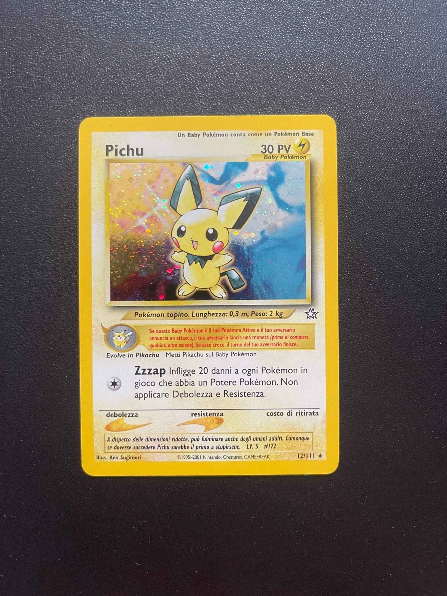 12/111 Pichu Holo | Neo Genesis Excellent