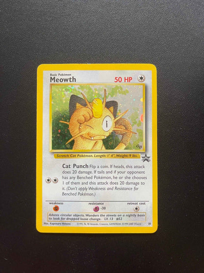 10 Meowth | Black Star Promo Excellent