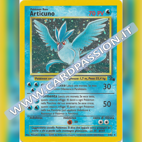 2/62 Articuno Holo | Set Fossil - Card Passion