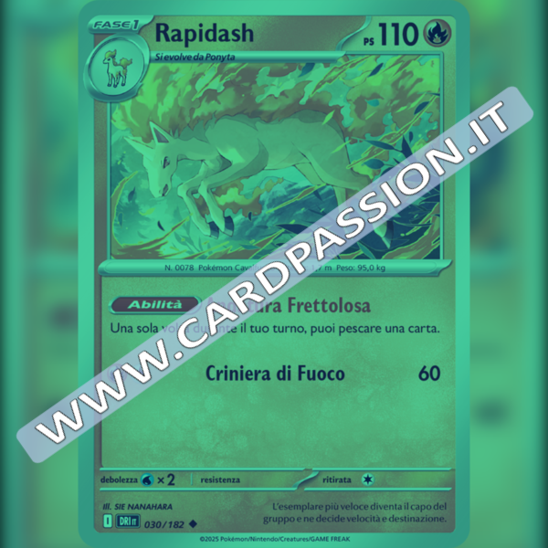 030/182 Rapidash Reverse | Rivali Predestinati