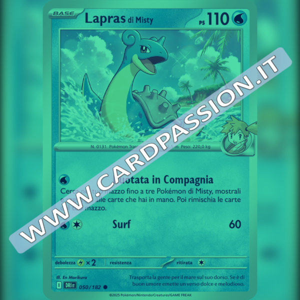 050/182 Lapras di Misty Reverse | Rivali Predestinati