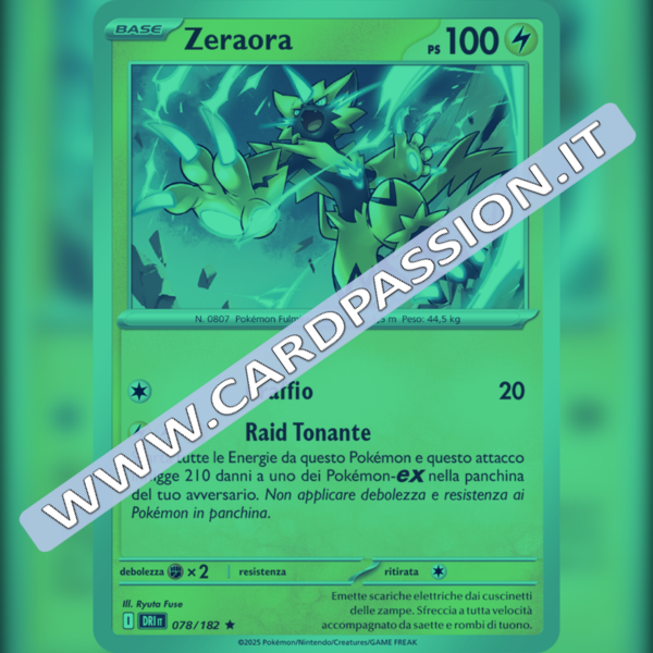 078/182 Zeraora Reverse | Rivali Predestinati