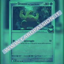 079/182 Drowzee del Team Rocket Reverse | Rivali Predestinati