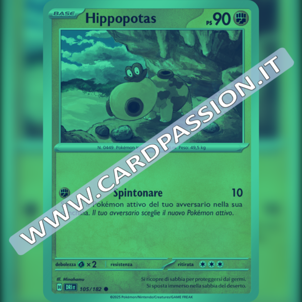 105/182 Hippopotas Reverse | Rivali Predestinati