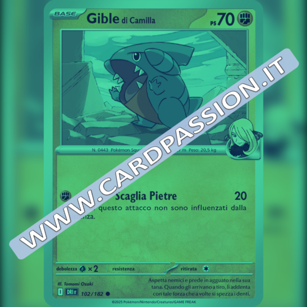 102/182 Gible di Camilla Reverse | Rivali Predestinati