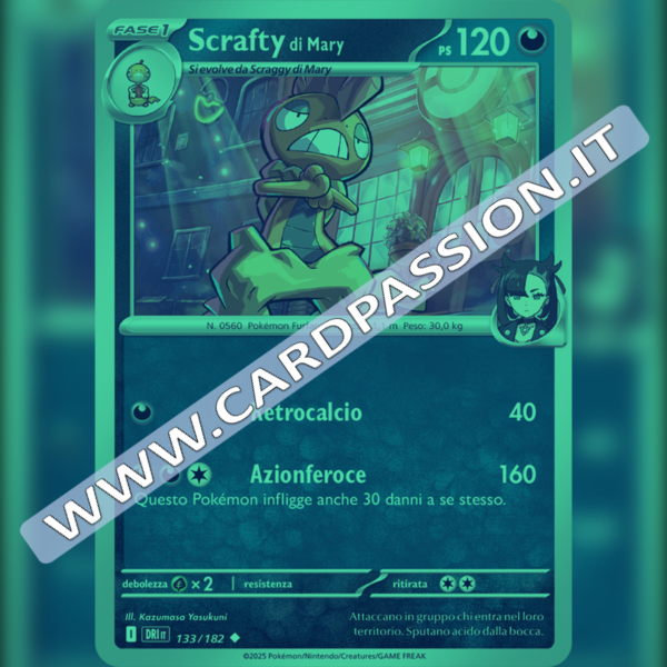 133/182 Scrafty di Mary Reverse | Rivali Predestinati