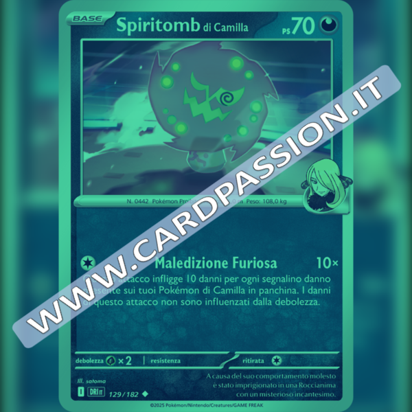 129/182 Spiritomb di Camilla Reverse | Rivali Predestinati