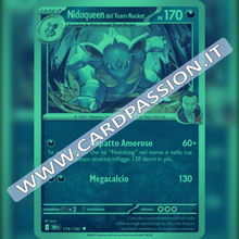 116/182 Nidoqueen del Team Rocket Reverse | Rivali Predestinati