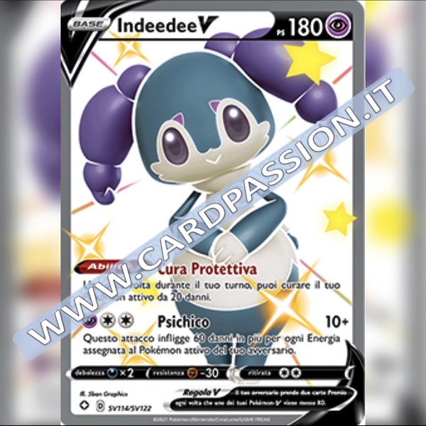 SV114/SV122 Indeedee V Shiny (Full Art) | Destino Splendente - Card Passion