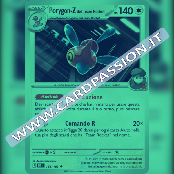 155/182 Porygon-Z del Team Rocket Reverse | Rivali Predestinati