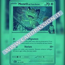 149/182 Meowth del Team Rocket Reverse | Rivali Predestinati