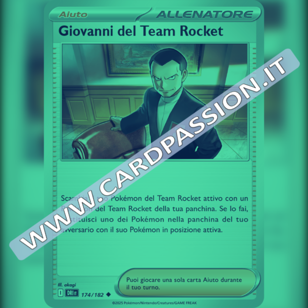 174/182 Giovanni del Team Rocket Reverse | Rivali Predestinati