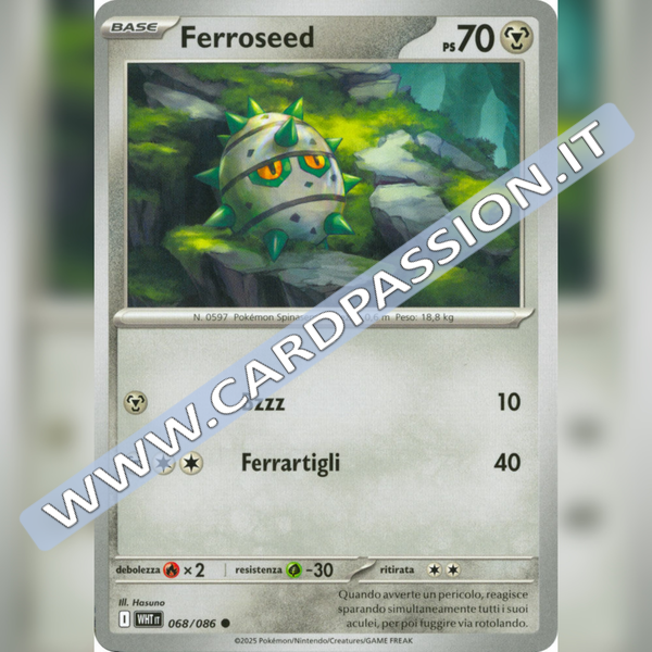 068/086 Ferroseed | Fuoco Bianco