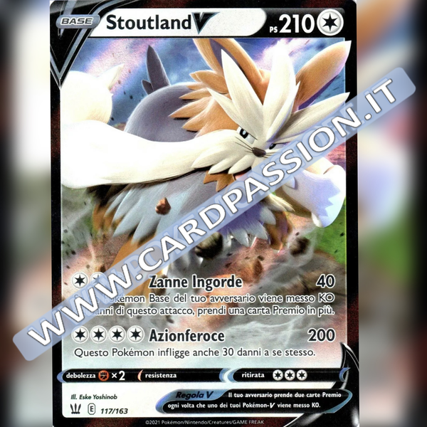117/163 Stoutland V | Stili di Lotta - Card Passion