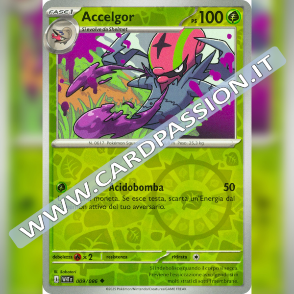009/086 Accelgor Reverse | Fuoco Bianco