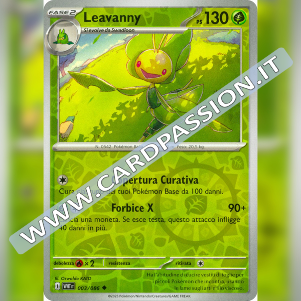 003/086 Leavanny Reverse | Fuoco Bianco