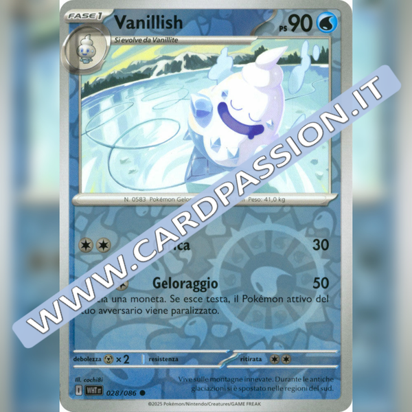 028/086 Vanillish Reverse | Fuoco Bianco