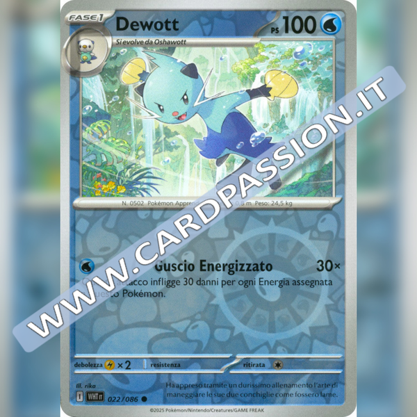 022/086 Dewott Reverse | Fuoco Bianco
